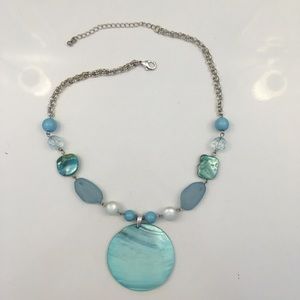 Turquoise shell necklace